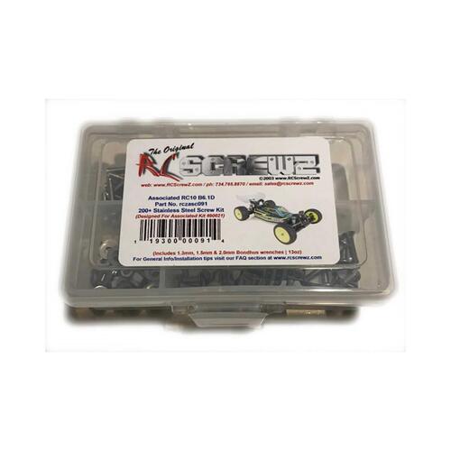 RC Screwz Associated RC10B6.1D Stainless Steel Screw Kit