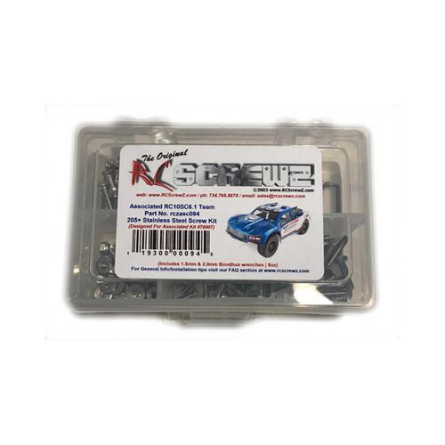 RC Screwz Associated RC10SC6.1 Stainless Steel Screw Kit