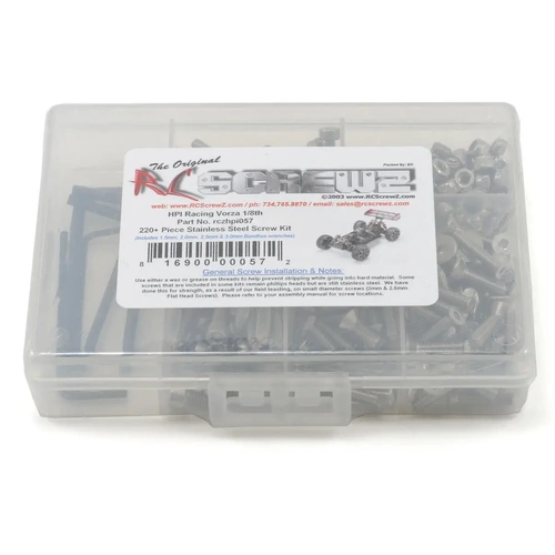 RC Screwz HPI Vorza Buggy Stainless Steel Screw Kit