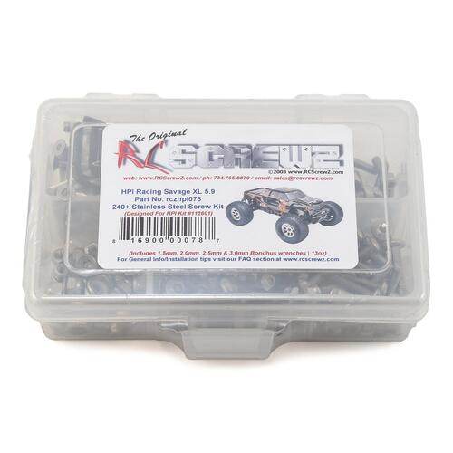 RC Screwz HPI Racing Savage XL 5.9 Stainless Steel Screw Kit
