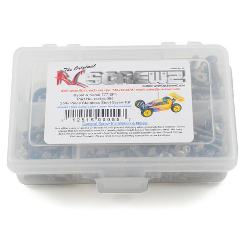 RC Screwz Kyosho Kanai 777 SP1/SP2 Stainless Steel Screw Kit