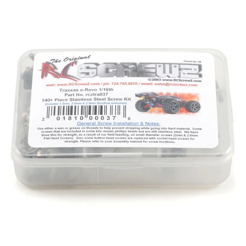 RC Screwz Traxxas 1/16th E-Revo Screw Set