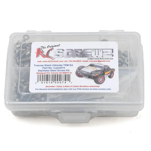 RC Screwz Traxxas Slash Ultimate TSM Stainless Screw Kit