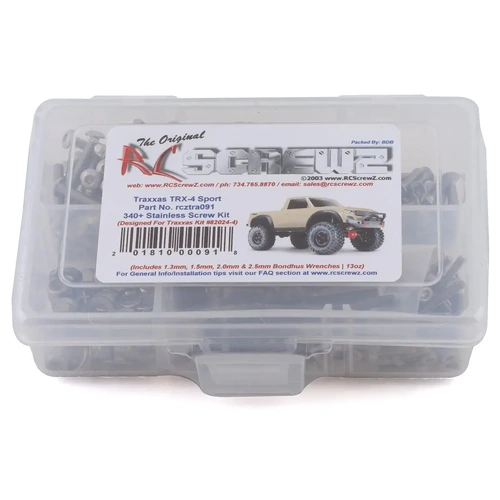 RC Screwz Traxxas TRX-4 Sport Stainless Steel Screw Kit