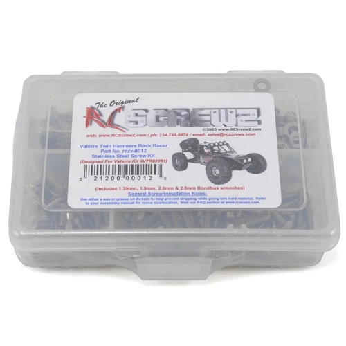 RC Screwz Vaterra Twin Hammers Rock Racer Stainless Steel Screw Kit