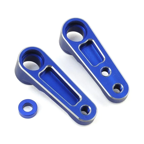 Revolution Design B6 Aluminum Steering Bellcrank Set (Blue)