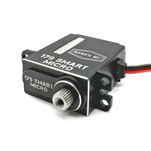 Reefs RC Aluminium 179 Smart Micro 13kg 8.4V Brushless Metal Gear Servo/Winch - Black
