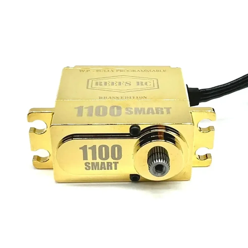 Reefs RC Brass 1100 Smart Standard 79kg 8.4V Brushless Metal Gear Servo/Winch - Brass