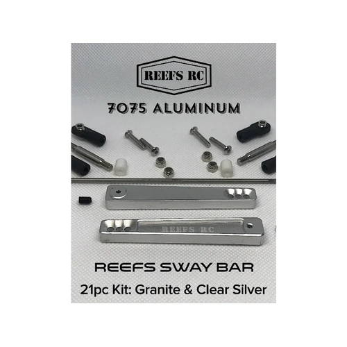 Reefs RC Aluminium Universal Sway Bar Set - Silver
