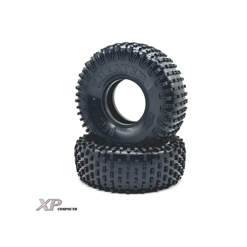 Reefs RC 1.9" Cheater Pink XP Compound (Super Soft) Crawler Tyres with Foam Inserts 2Pcs