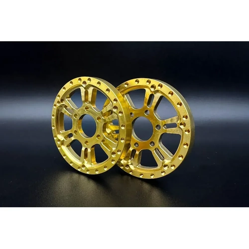 Reefs RC 1.9" Brass Blade Beadlock Rim Wheel Faces 2Pcs