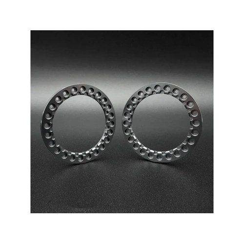 Reefs RC 1.9" Aluminium Tectonic Beadlock Rings 2Pcs - Grey