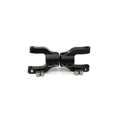 Reefs RC Aluminium XP Portal Steering Hubs 2Pcs - Black