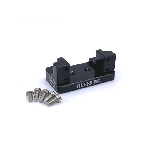 Reefs RC Aluminium 99Micro Servo and Servo Winch Mount - Black