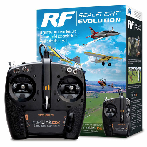 RealFlight Evolution Flight Simulator with Mode Changable Interlink Controller, RFL2000