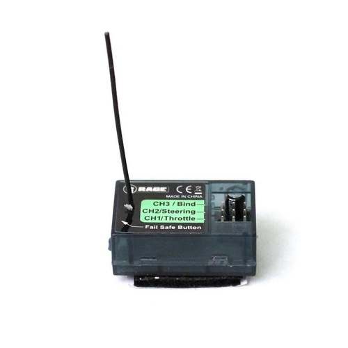 Rage RC 2.4Ghz 2 Ch. Receiver, Black Marlin Brushless