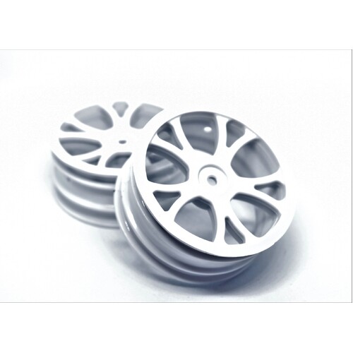 River Hobby VRX 10304W Front Buggy Rims pair White