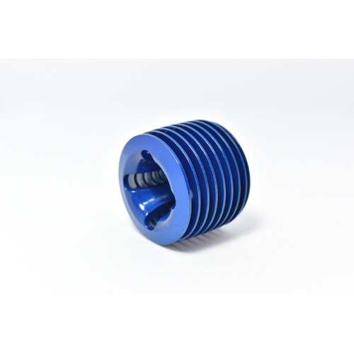 River Hobby VRX 180100M1 Cylinder head blue
