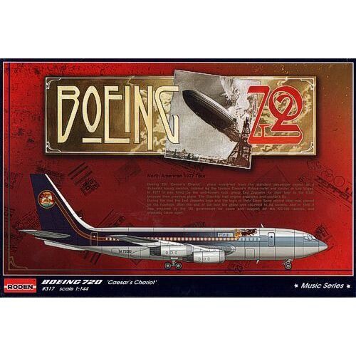 Roden 317 1/144 Boeing 720 Caesar's Chariot Plastic Model Kit