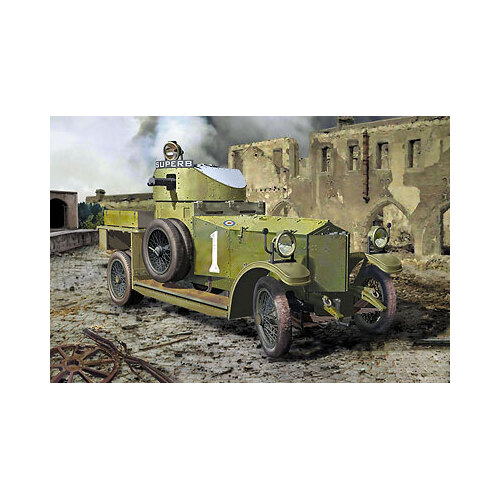 Roden 803 1/35 British Armoured Car (Pattern 1914) Plastic Model Kit