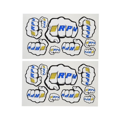 RPM Fist Logo Decal Sheets