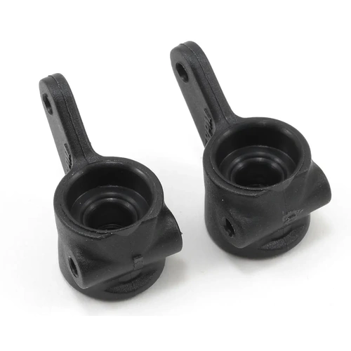 RPM Front Bearing Carrier Set (Black) (2) (Slash, Bandit, Rustler, Stampede)