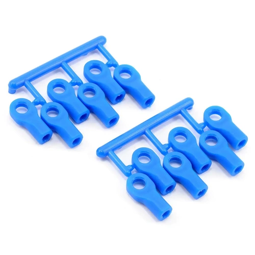 RPM Short Traxxas Turnbuckle Rod End Set (Blue) (12)