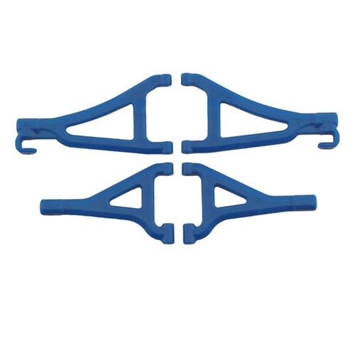 RPM Front Upper & Lower A-Arms (1/16 E-Revo) (Blue)