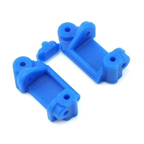 RPM 30 Deg Caster Block Set (Blue) (2) (Rustler, Stampede, Slash)