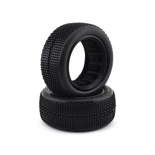 Raw Speed SuperMini 1/10 4wd Buggy Front Tire - Soft with Grey Open Cell Insert - RS100209SG