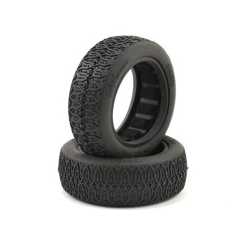 Raw Speed Stage Two 2W Buggy Front Tire - Clay with Black Insert - RS160304CB