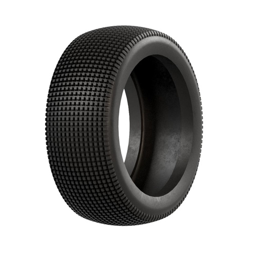 Raw Speed Mach One 1/8 Buggy Tire - Soft Long Wear with Black Insert - RS180112SLB
