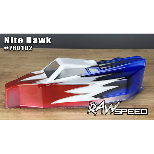 Raw Speed Nitehawk 1/10 Buggy Body RC10 B6.3/B6.3D (Lightweight) - RS780102LW