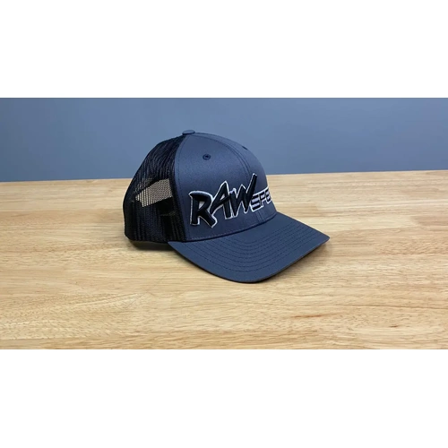 Raw Speed Hat - Graphite/Black Mesh Back - Snap Back - RS990203