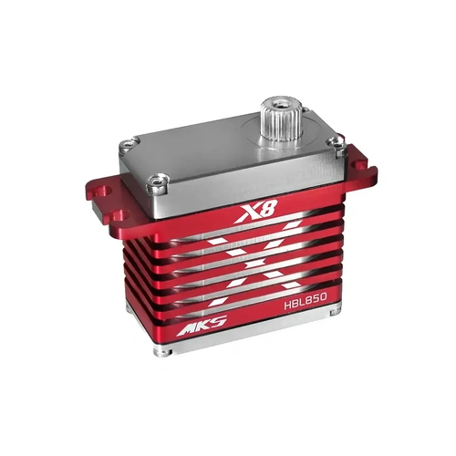 MKS Red Aluminium HBL850 Standard 24.9kg 8.4V Brushless Metal Geared Servo