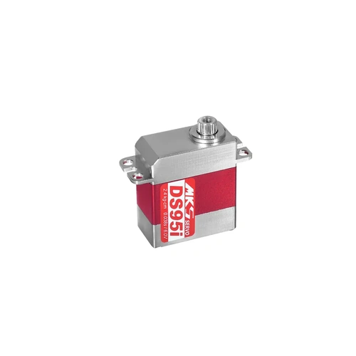 MKS Silver/Red Aluminium DS95i Micro 2.4kg 6V Coreless Metal Geared Servo