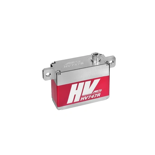 MKS Red/Silver Aluminium HV747R Low Profile 15kg 8.4V Coreless Metal Geared Servo
