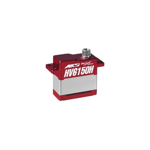MKS Red/Silver Aluminium 6150H Micro 10.9kg 8.4V Coreless Metal Geared Servo