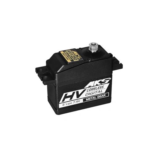 MKS Black Aluminium HV1250 Standard 11kg 8.4V Coreless Metal Geared Servo