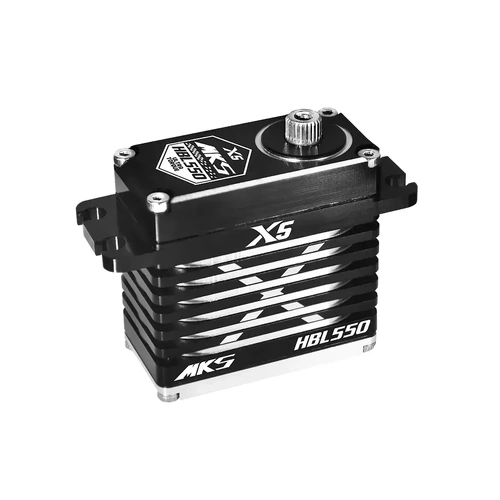 MKS Black Aluminium HBL550 Standard 38kg 8.4V Brushless Metal Geared Servo