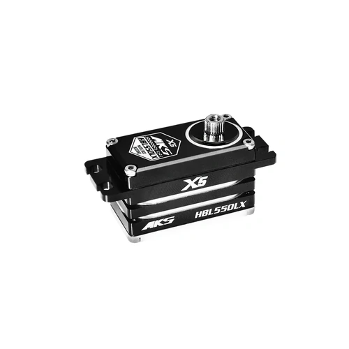 MKS Black Aluminium HBL550LX Low Profile 16kg 7.4V  Brushless Metal Geared Servo