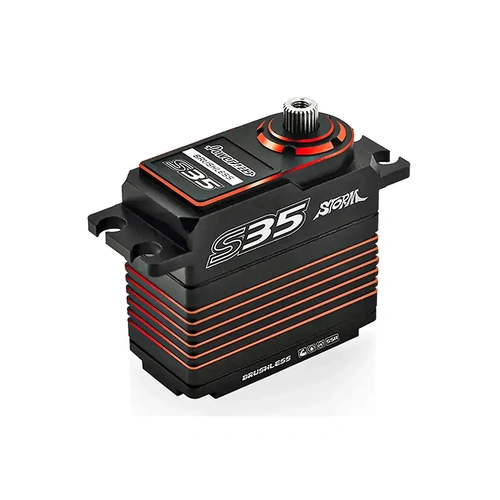 Power HD Storm S35 Standard HV Brushless 35kg 8.4v Metal Geared Servo - Red Edition
