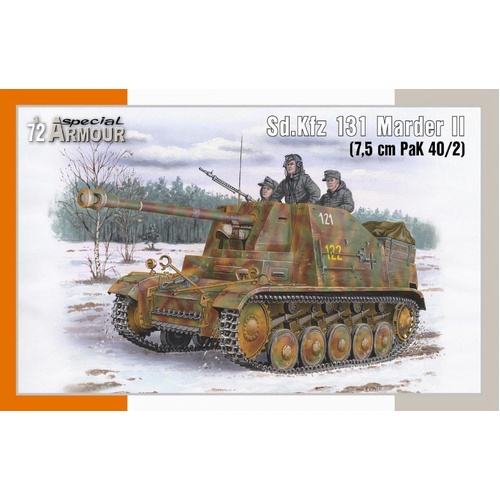 Special Armour 1/72 Sd.Kfz 131 Marder II (7,5 cm PaK 40/2) Plastic Model Kit