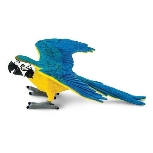 Safari Ltd Blue & Gold Macaw Wings Of The World