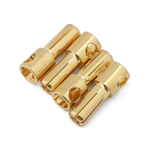 Samix 5mm High Current Bullet Plug Connectors (4 Male)