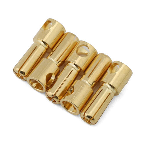 Samix 5mm High Current Bullet Plug Connectors (5 Male)