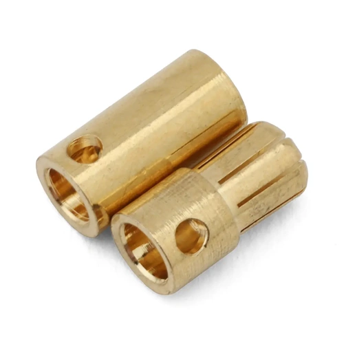 Samix 6.5mm High Current Bullet Plug Connectors Set (1 Male/1 Female)