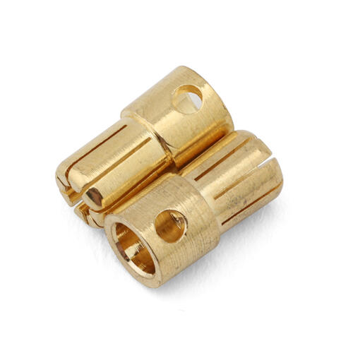 Samix 6.5mm High Current Bullet Plug Connectors (2 Male)