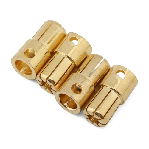 Samix 6.5mm High Current Bullet Plug Connectors (4 Male)