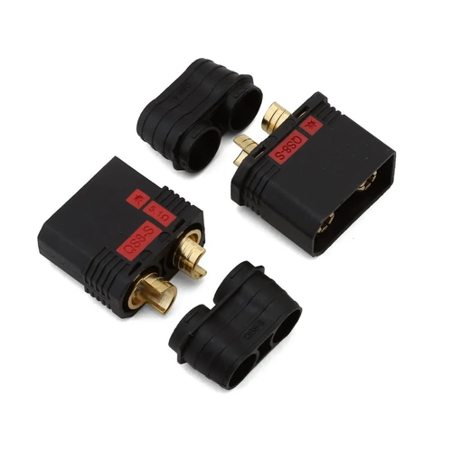 Samix QS8 Anti-Spark Connectors (Black) (1 Male/1 Female)